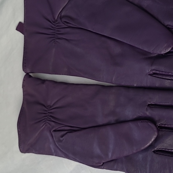 Lthr Gloves - cashmere/wool lining - Picture 4 of 9